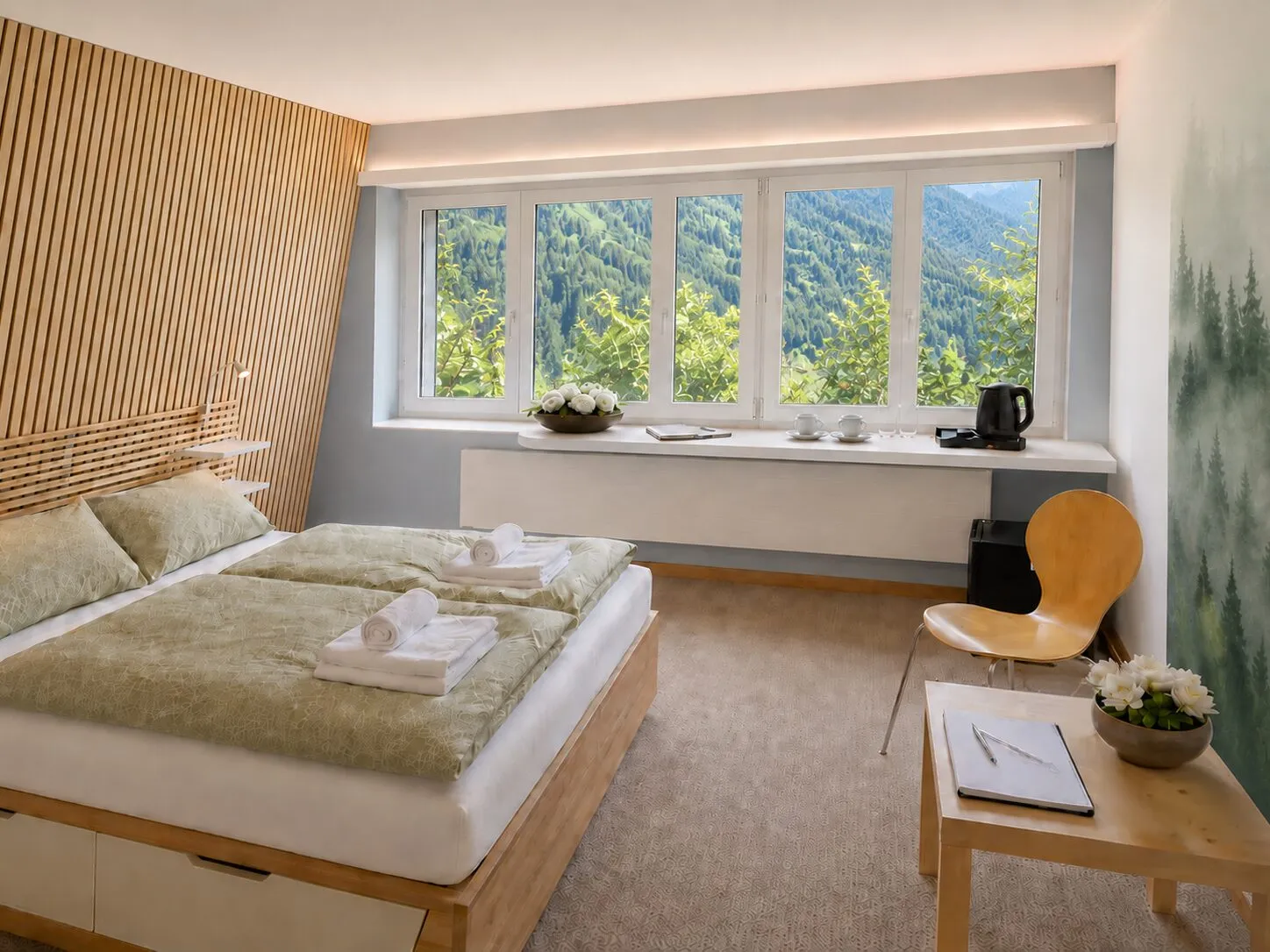 Talblick-Zimmer im Gästehaus Seeblick